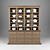 Vintage Travel Apothecary Cabinet 3D model small image 1