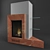 Estensa3: Stylish and Efficient Fireplace 3D model small image 1