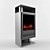 Elegant Dimplex Liszt Fireplace 3D model small image 1