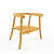 Ethnic Wood Chair 3D model small image 1
