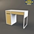 Mikke Office Desk - 105x50x75 cm 3D model small image 1