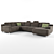 Versatile Modular Sofa: Nautilus 3D model small image 1