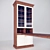 Classic Bookcase and Desk 3D model small image 1
