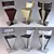 Sleek Metal Bar Chair 3D model small image 1