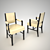 Sleek and Stylish Chair 3D model small image 1