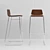 Zeitraum Form Bar Stool Set 3D model small image 1