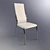 Modern Design Velvet Chair 3D model small image 1