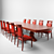 Classic Large Conference Table 3D model small image 1