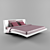 Cattelan Italia Dylan Bed: Italian Elegance for Your Bedroom 3D model small image 1