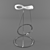 Modern Bar Stool: The Stones 3D model small image 1