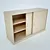 Modern Low Storage Cabinet 3D model small image 1