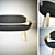 Organic Flow Sofa: The Perfect Balance 3D model small image 1