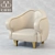 Elegant Verona Armchair: Modern Comfort 3D model small image 1