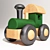 Title: Wooden Choo-Choo Train 3D model small image 1