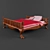 Exquisite Indian Bed 3D model small image 1
