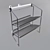 Space-Saving Shoe Rack Mesh 3D model small image 1