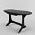 Elegant Lotus Table, 1400x600 3D model small image 1