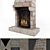 Ethnic Hearth with Texture 3D model small image 1