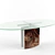 Sleek Glass Dining Table: Dill DL07 3D model small image 1