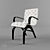 IL Loft Herman Capitonne HM32 Chair 3D model small image 1