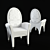 Vienna Chair: FENDI Luxury 3D model small image 1