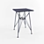 Apollo Metal Table: Sleek and Versatile 3D model small image 1