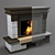 Authentic Photo-Modeled Fireplace 3D model small image 1