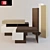 Versatile and Stylish Furniture Set 3D model small image 1