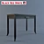 Sicret TOL 100 Dressing Table: Sleek and Stylish 3D model small image 1