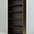 Caspian Shelf REG90 (BRW): Modern, Veneer Finish 3D model small image 1