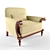 Luxurious Drexel Heritage Chair 3D model small image 1