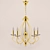 Elegant Crystal Chandelier 3D model small image 1