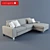 Modern Calligaris Malibu Sofa 3D model small image 1