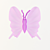 Pink Butterfly Nightlight 3D model small image 1