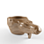 Rustic Moose Head Mug 3D model small image 1