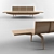 Trifecta Bench: Sleek Design 3D model small image 1