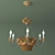 Chic FELO Style Chandelier 3D model small image 1