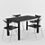 Modern Dining Set 3D model small image 1