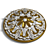 Gold Ceiling Rosette: Elegant and Versatile 3D model small image 1