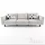 Baxter Stoccolma: 3D Sofa Model 3D model small image 1