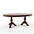 Elegant Lion Paw Table 3D model small image 1