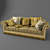 Luxury Italian 3 Seater Sofa 3D model small image 1