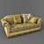 Elegant Two-Seater Sofa: Angelo Cappellini OWEN 3D model small image 1