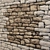  Faux Stone Panel: 1480mm L, 118mm W, 45mm H 3D model small image 3