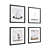 Sailboat Frames Set 3D model small image 1