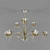 Floral Elegance Narciso Chandelier - IDL/311 +3 3D model small image 1