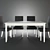 INGATORP-HEMRIDSDAL IKEA Dining Set 3D model small image 1