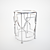 Minimalist Folding Table 3D model small image 1