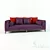 Luxurious Lutetia 2011 Sofa 3D model small image 1