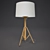 Mediterranean Style Tripod Lamp 3D model small image 1